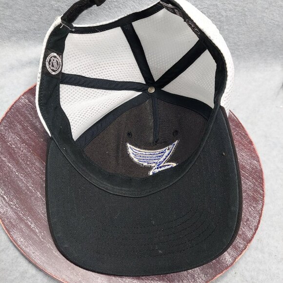 St. Louis Blues Adjustable Trucker Hat By 47 Mesh Back - Picture 8 of 12